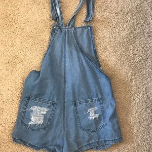 LF Distressed Overalls